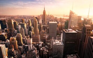 vue du ciel New-York