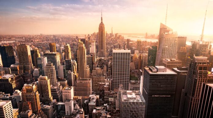 vue du ciel New-York